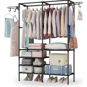 Organizador Ropa Perchero Rack Multifuncion Armario Ropero