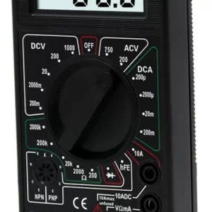 Multimetro Tester Compacto Digital Profesional Con Cables