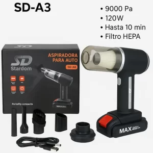 Aspiradora De Mano Portátil Para Auto Inalámbrica Recargable