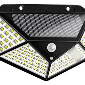 Lampara Solar Led. Con Sensor Aplique Pared Exterior